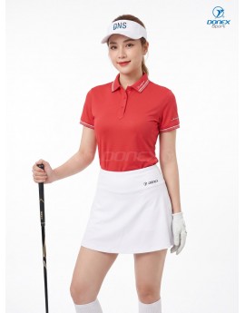 Áo thể thao nữ AC-3856 Đỏ phối trắng